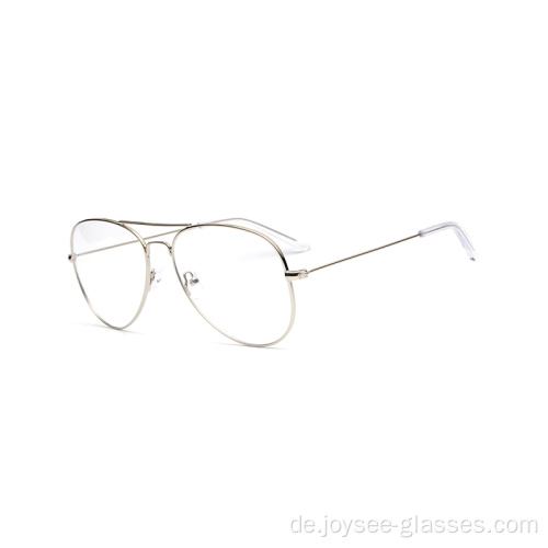 Metallmaterial runde Form Trendy optische Brillen Neuankömmlinge Stile